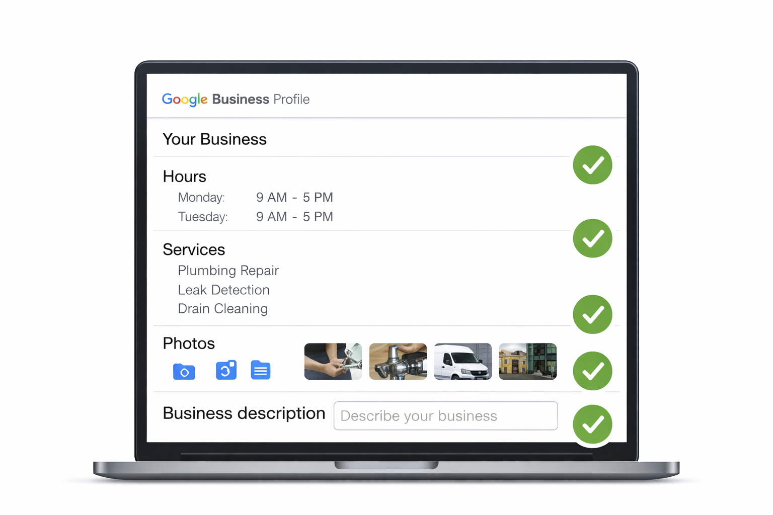 Google profile cleanup visuals